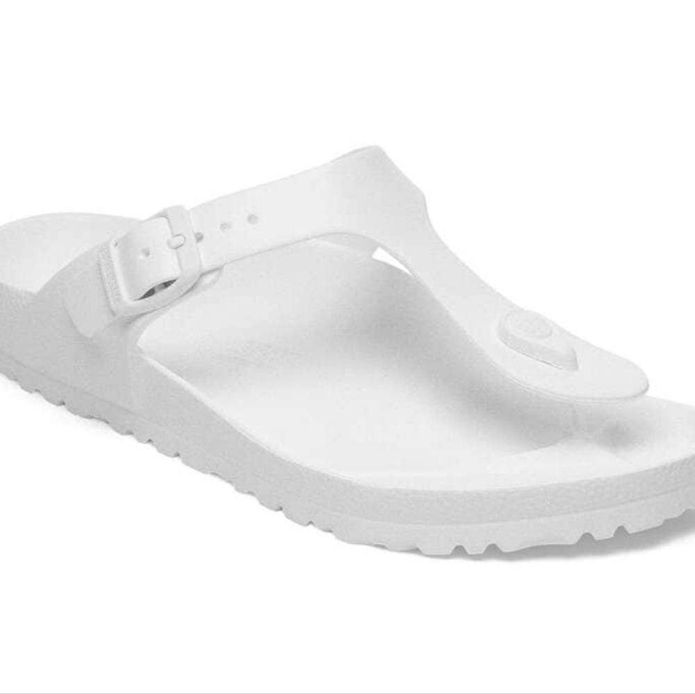 Birkenstock White Women's Sandals. Size 40